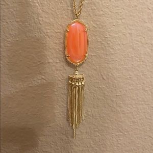 Peach Kendra Scott Necklace